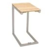 LifestyleGarden Portals Beistelltisch 47x30cm Aluminium/Teak Korallensand-Matt/Teak -Gartenmöbelgeschäft 1282988 1