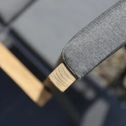 Zebra Quadux Stapelsessel Aluminium/Tuvatextil Graphit/Turmalin Grey -Gartenmöbelgeschäft 1290963 3