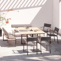 Zebra Quadux Stapelsessel Aluminium/Tuvatextil Graphit/Turmalin Grey -Gartenmöbelgeschäft 1290963 5