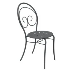 Vermobil Mimmo Stapelstuhl Stahl Antikgrau