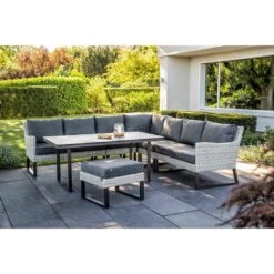 Kettler Palma Wing Endmodul Geflecht/Olefin White Wash/Anthrazit -Gartenmöbelgeschäft 1306462 5 1