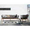 Zebra Pollux Loungeset 2-tlg. Teak/Rope Teak/Brown Brushed