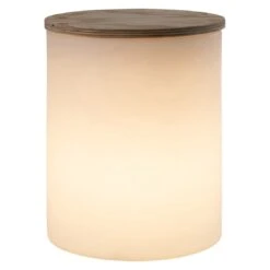 VON HASTEDT Pro Drum PLUS SMART Beistelltisch 37cm LED Weiß -Gartenmöbelgeschäft 1325822 2