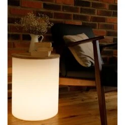 VON HASTEDT Pro Drum PLUS SMART Beistelltisch 37cm LED Weiß -Gartenmöbelgeschäft 1325822 3