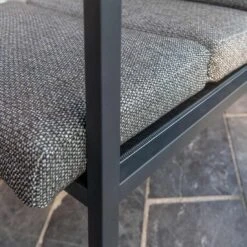 Trentino Loungeset 4-tlg. Edelstahl/Stoff Und Teak Armlehnen Grau Meliert 16 Trentino Loungeset 4-tlg. Edelstahl/Stoff Und Teak Armlehnen Grau Meliert -Gartenmöbelgeschäft 1342883 7