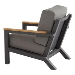 4Seasons Capitol Loungesessel Aluminium/Olefin Anthrazit -Gartenmöbelgeschäft 4seasons capitol loungesessel aluminium olefin 1355577 3