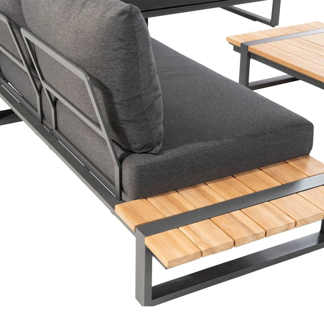 4Seasons Country Ecklounge 5-tlg. Mit Tisch 110x65cm Anthrazit/Natur 6 4Seasons Country Ecklounge 5-tlg. Mit Tisch 110x65cm Anthrazit/Natur – Bild 4