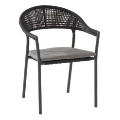 4Seasons Sienna Stapelsessel Aluminium/Rope Anthrazit