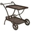 MBM Romeo Servierwagen 94x65 Cm Schmiedeeisen Marone Antik -Gartenmöbelgeschäft 505431 1