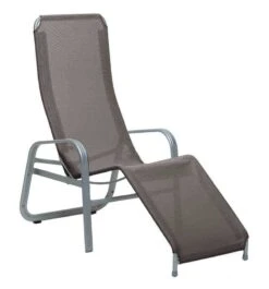 Karasek Florida Gesundliege Aluminium/Textilene Silber/Taupe