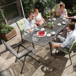 MWH Savoy Klappsessel Streckmetall Eisengrau -Gartenmöbelgeschäft 684170 2