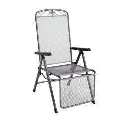 MWH Savoy Relaxsessel Streckmetall Eisengrau