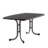 Sieger Boulevard Klapptisch 150x90 Cm Stahl/Mecalit Eisengrau/Schiefer Anthrazit