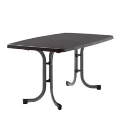 Sieger Boulevard Klapptisch 150x90 Cm Stahl/Mecalit Eisengrau/Schiefer Anthrazit