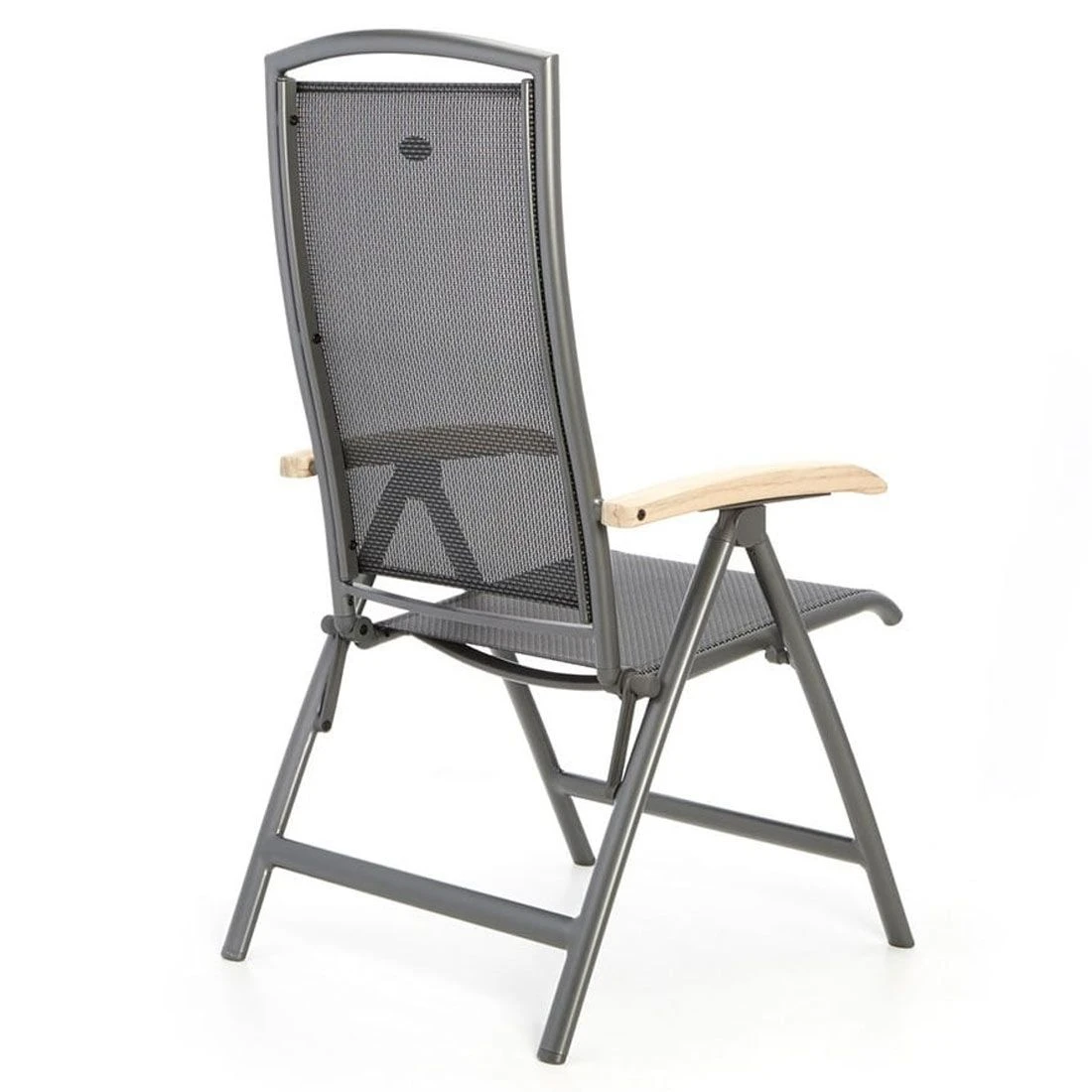 Hartman Raffaelo Klappsessel Aluminium/Textilene Mit Teak-Armlehnen Xerix 4 Hartman Raffaelo Klappsessel Aluminium/Textilene Mit Teak-Armlehnen Xerix – Bild 2