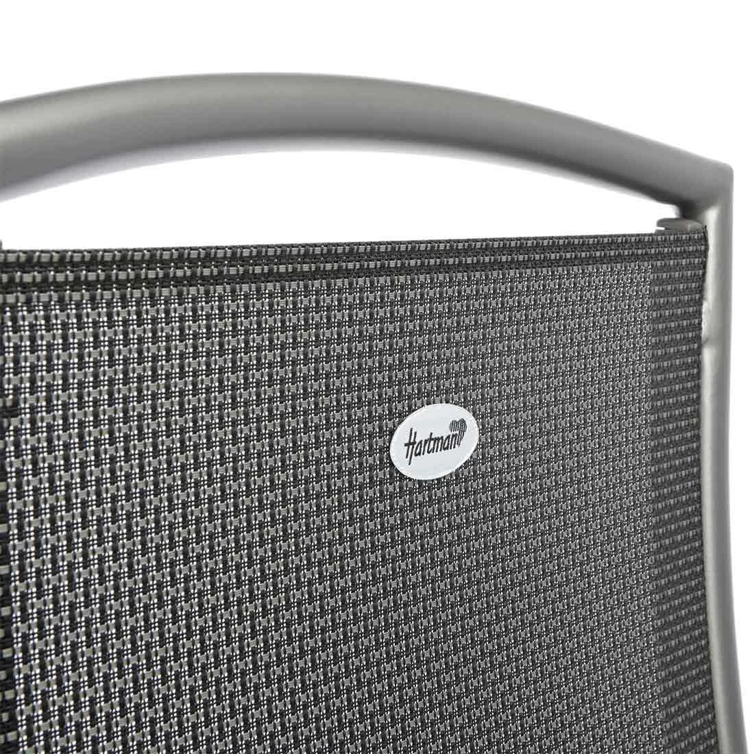 Hartman Raffaelo Klappsessel Aluminium/Textilene Mit Teak-Armlehnen Xerix 6 Hartman Raffaelo Klappsessel Aluminium/Textilene Mit Teak-Armlehnen Xerix – Bild 4