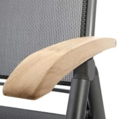 Hartman Raffaelo Klappsessel Aluminium/Textilene Mit Teak-Armlehnen Xerix 11 Hartman Raffaelo Klappsessel Aluminium/Textilene Mit Teak-Armlehnen Xerix -Gartenmöbelgeschäft 709833 5