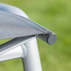 Kettler Cirrus Gartenliege Aluminium/Textilene Silber/Anthrazitgrau -Gartenmöbelgeschäft 790760 6