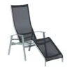 Karasek California TOP Gesundliege Aluminium/Textilene Silber/Schwarz -Gartenmöbelgeschäft 796326 1