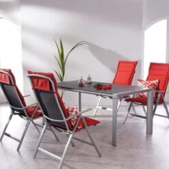 Best Palermo Klappsessel Aluminium/Textilene Silber/Anthrazit -Gartenmöbelgeschäft 811638 6