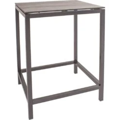 Stern Stehtischgestell 80x80cm Aluminium Anthrazit -Gartenmöbelgeschäft 838137 3