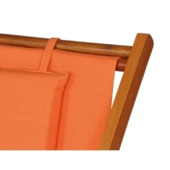 Siena Garden Faro Beach-Liegestuhl Holz/Textilene Orange -Gartenmöbelgeschäft 868981 5