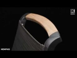 Kettler Memphis Stapelsessel Aluminium/Textilene Anthrazit/Bronze