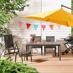 Acamp Urban Klappsessel Aluminium/Textilene Anthrazit/Carbon -Gartenmöbelgeschäft 874129 3 1