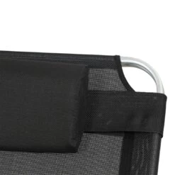 Siena Garden Sole Gartenliege Aluminium/Textilene Silber/Schwarz -Gartenmöbelgeschäft 891971 4