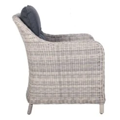 Garden Impressions Milwaukee Loungesessel Geflecht Inklusive Kissen Cloudy Grey/Reflex Black -Gartenmöbelgeschäft 907965 3