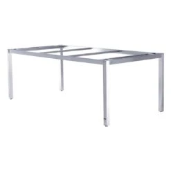 Zebra Opus Gartentisch-Gestell 210x100cm Edelstahl Gebürstet