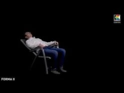 Kettler Forma II Klappsessel Aluminium/Textilene Silber/Graphit -Gartenmöbelgeschäft 912871 v 2915