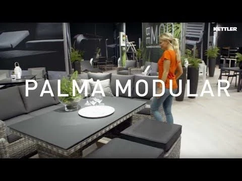 Kettler Palma Modular Eck-/Endmodul Aluminium/Geflecht Inklusive Kissen White Wash/Anthrazit 3 Kettler Palma Modular Eck-/Endmodul Aluminium/Geflecht Inklusive Kissen White Wash/Anthrazit
