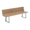 Niehoff Nova Gartenbank 160cm Profilkufe Edelstahl/Teak-Gebürstet 1 Niehoff Nova Gartenbank 160cm Profilkufe Edelstahl/Teak-Gebürstet -Gartenmöbelgeschäft 919977 1
