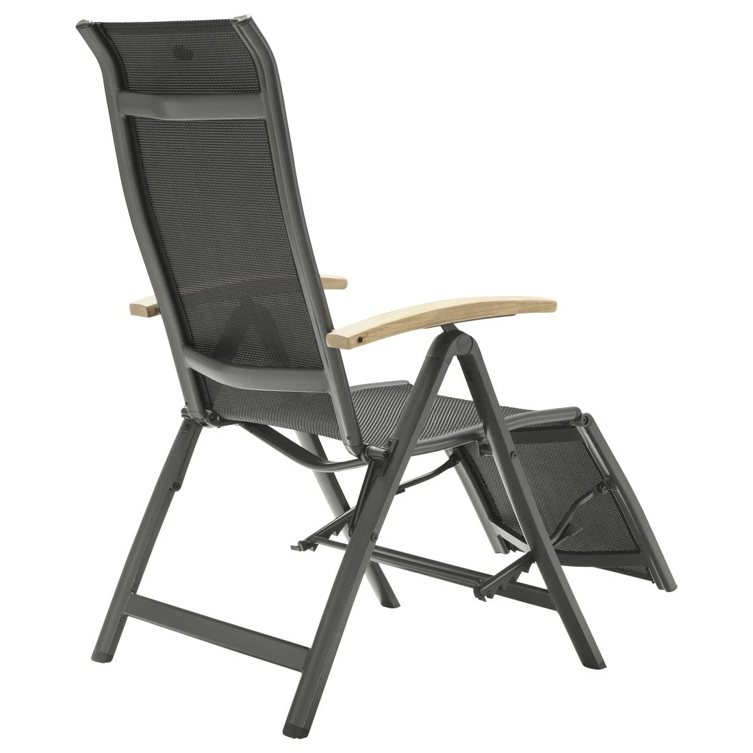 Hartman Alice Komfort-Relaxsessel Aluminium/Textilene Mit Teak-Armlehnen Xerix 4 Hartman Alice Komfort-Relaxsessel Aluminium/Textilene Mit Teak-Armlehnen Xerix – Bild 2