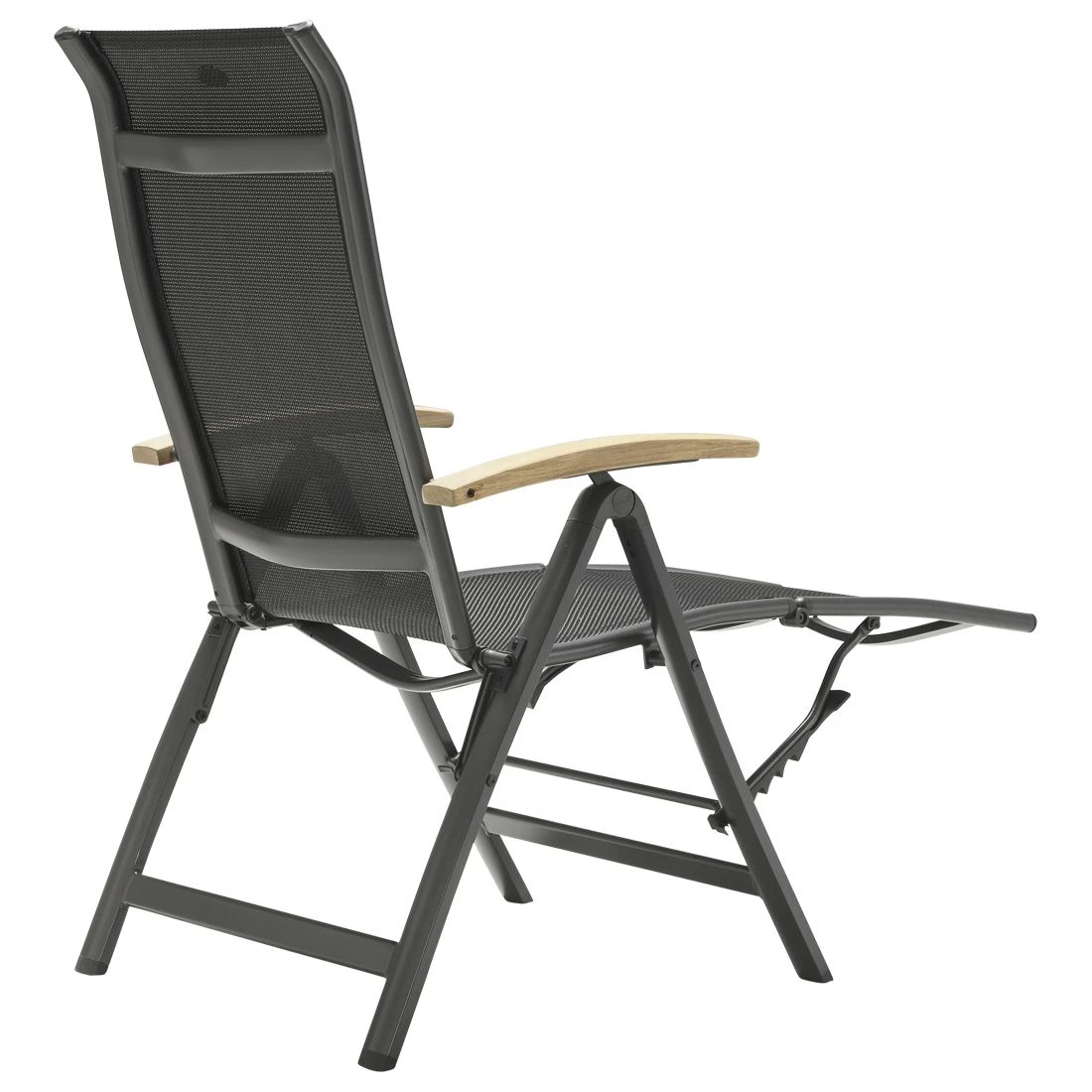 Hartman Alice Komfort-Relaxsessel Aluminium/Textilene Mit Teak-Armlehnen Xerix 5 Hartman Alice Komfort-Relaxsessel Aluminium/Textilene Mit Teak-Armlehnen Xerix – Bild 3