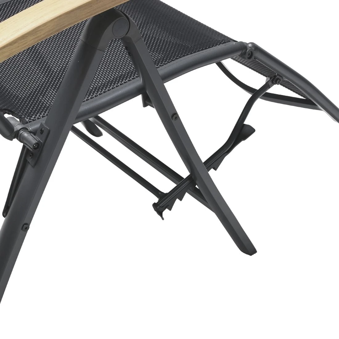 Hartman Alice Komfort-Relaxsessel Aluminium/Textilene Mit Teak-Armlehnen Xerix 9 Hartman Alice Komfort-Relaxsessel Aluminium/Textilene Mit Teak-Armlehnen Xerix – Bild 7