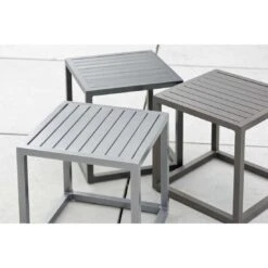 Stern Robin Beistelltisch 40x40 Cm Aluminium Anthrazit -Gartenmöbelgeschäft 926093 3