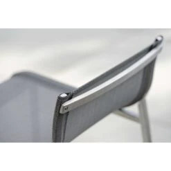 Stern Barny Garten-Barstuhl Edelstahl/Textilene Edelstahl/Silbergrau -Gartenmöbelgeschäft 940767 3