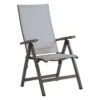 Stern New Top Klappsessel Aluminium/Textilene Anthrazit/Silber -Gartenmöbelgeschäft 960226 1