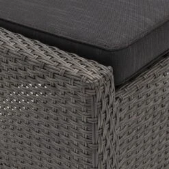 LC Garden Barcelona Hocker Aluminium/Geflecht Grau Mix/Schwarz -Gartenmöbelgeschäft 997087 5