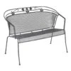Royal Garden Elegance Gartenbank 114cm Metall Eisengrau 2 Royal Garden Elegance Gartenbank 114cm Metall Eisengrau -Gartenmöbelgeschäft 9985216 1