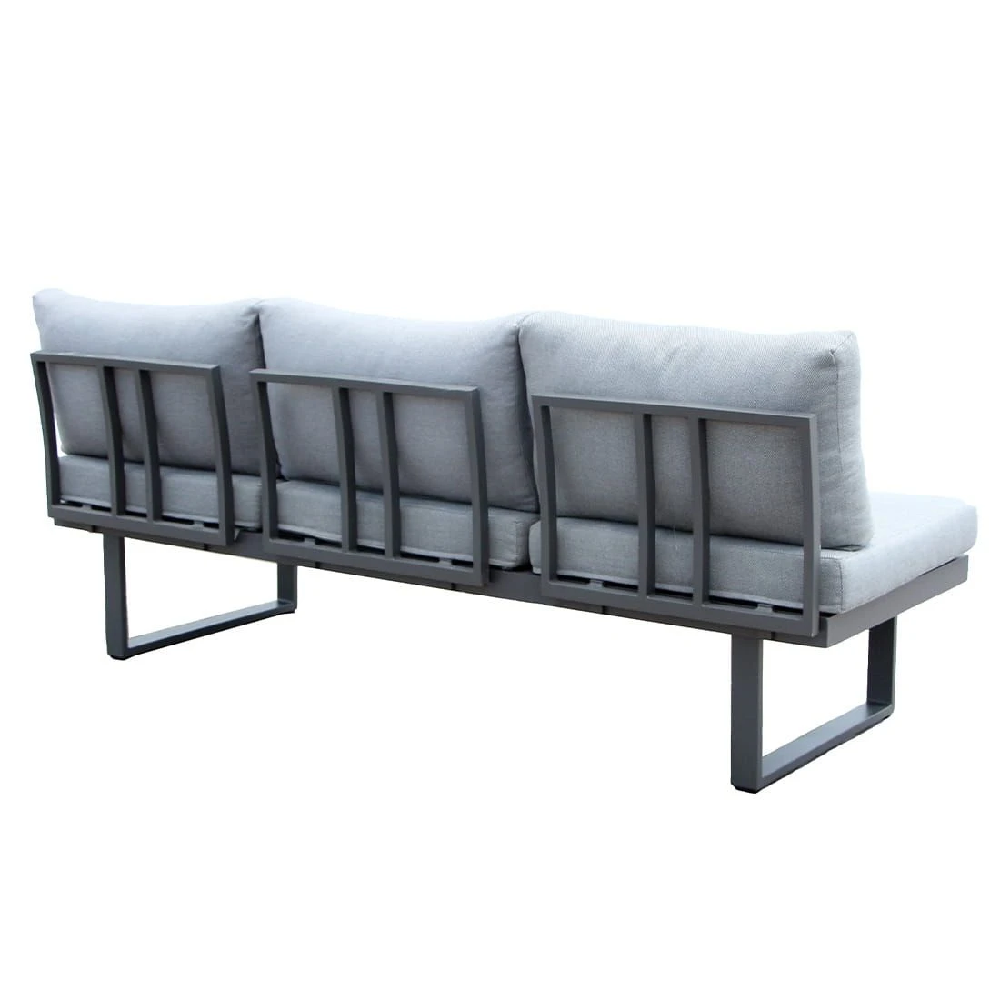 Acamp Hollywood Gartenliege Aluminium/Polster Anthrazit/Silbergrau 7 Acamp Hollywood Gartenliege Aluminium/Polster Anthrazit/Silbergrau – Bild 5