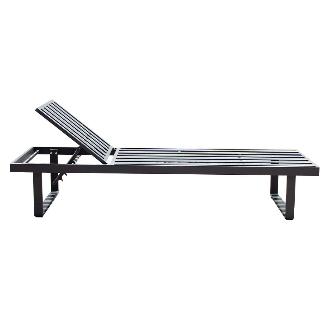 Acamp Hollywood Gartenliege Aluminium/Polster Anthrazit/Silbergrau 9 Acamp Hollywood Gartenliege Aluminium/Polster Anthrazit/Silbergrau – Bild 7