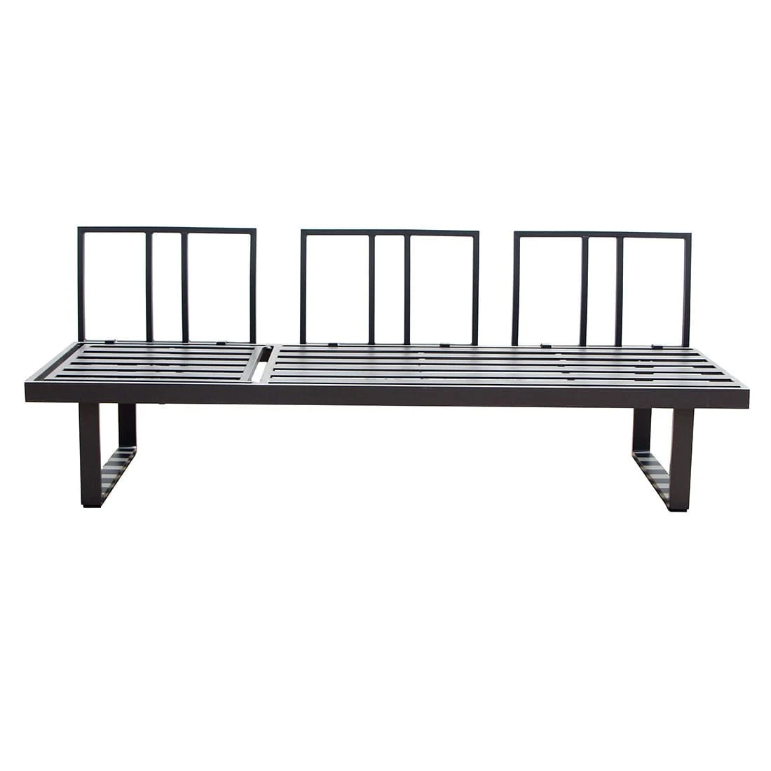 Acamp Hollywood Gartenliege Aluminium/Polster Anthrazit/Silbergrau 10 Acamp Hollywood Gartenliege Aluminium/Polster Anthrazit/Silbergrau – Bild 8