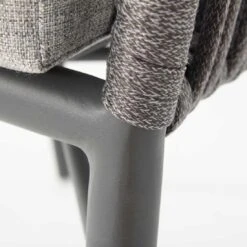 Acamp Manhattan Gartensessel Aluminium/Rope/Polster Anthrazit/Silbergrau -Gartenmöbelgeschäft acamp manhattan diningsessel aluminium rope polster 1258447 5