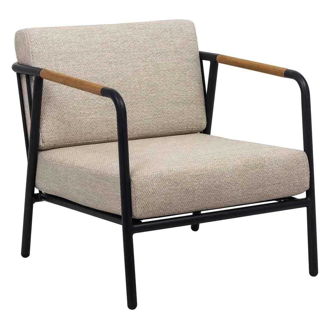 Apple Bee Elle Loungeset 3-tlg. Aluminium/Bee Wett Black/Natural Oak 6 Apple Bee Elle Loungeset 3-tlg. Aluminium/Bee Wett Black/Natural Oak – Bild 4