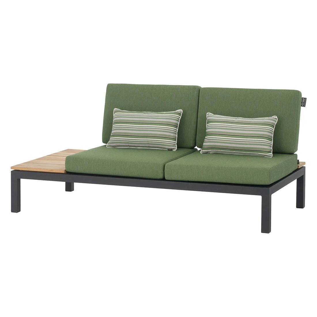 Apple Bee Pebble Beach Ecklounge 4-tlg. Aluminium/Bee Wett Black/Olive Green 5 Apple Bee Pebble Beach Ecklounge 4-tlg. Aluminium/Bee Wett Black/Olive Green – Bild 3