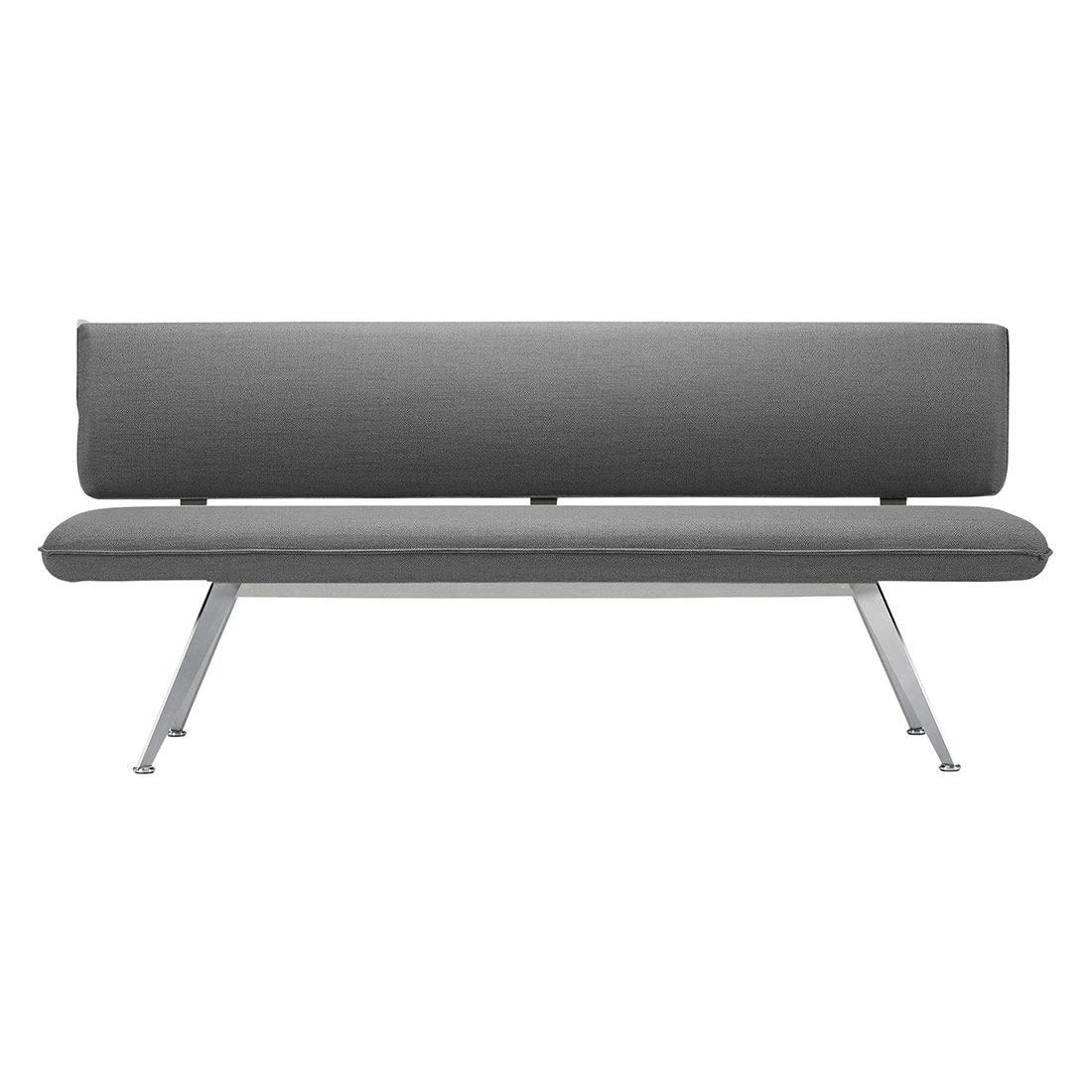 Best Babylon Bravour 3-Sitzerbank 150cm Edelstahl/Horizon Silber/Marengo 4 Best Babylon Bravour 3-Sitzerbank 150cm Edelstahl/Horizon Silber/Marengo – Bild 2