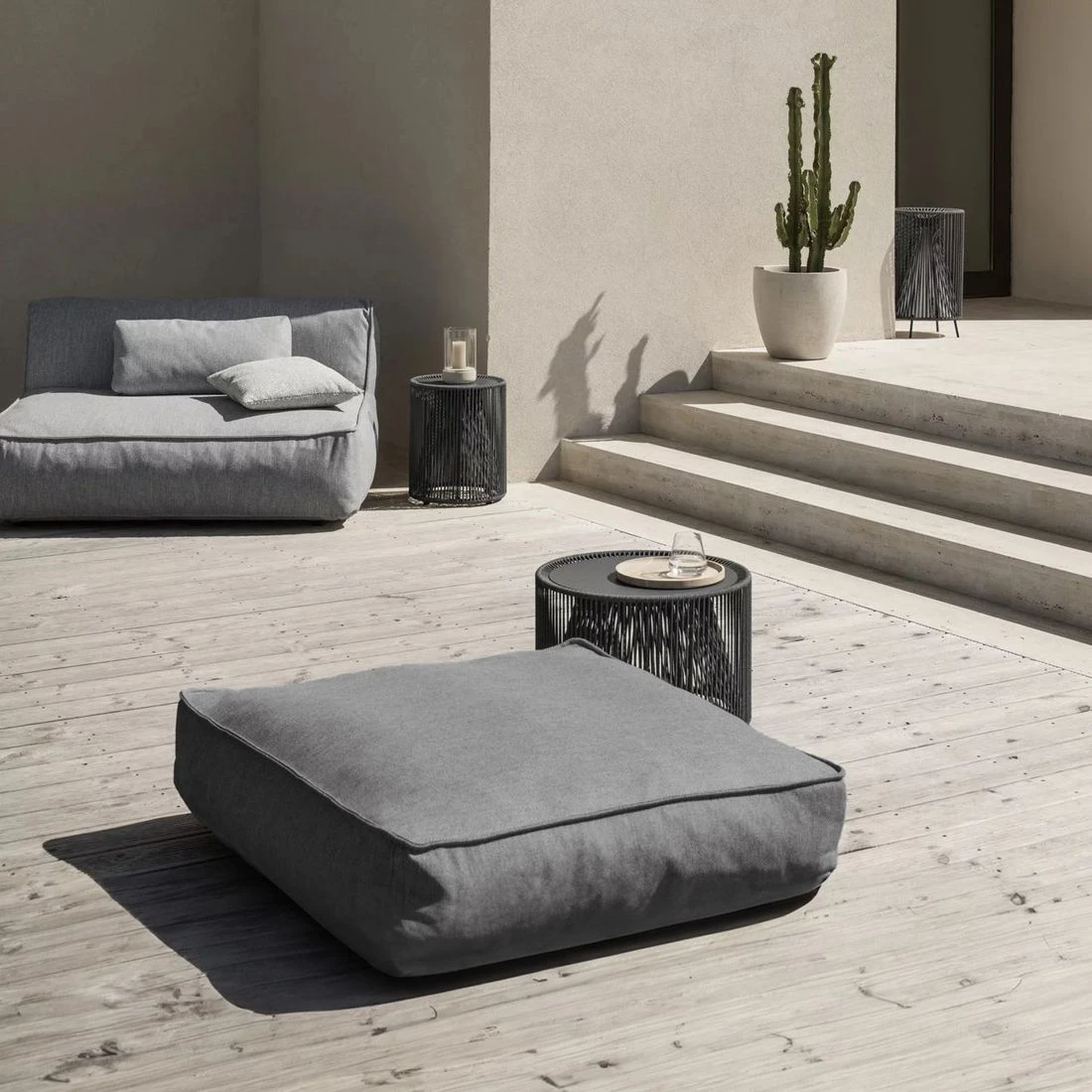 Blomus Grow Mittelmodul Size L Kunstfaser Coal 8 Blomus Grow Mittelmodul Size L Kunstfaser Coal – Bild 6